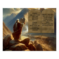 Moses and the tablets.