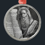 Moses and the Ten Commandments Metal Tree Decoration<br><div class="desc">Moses and the Ten Commandments</div>