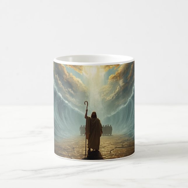 Moses at the Red Sea: Christian Mug (Center)