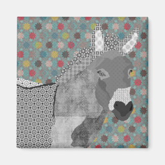 Moses Black & White Art Magnet