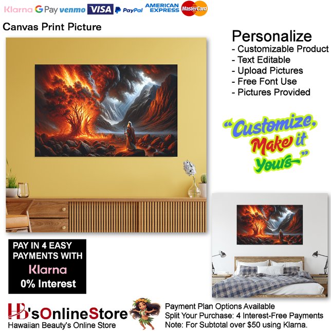 Moses Burning Bush Canvas Print Picture 6 (Moses Burning Bush God Speaks Canvas Print Picture 6.)