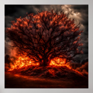 Moses Burning Bush  Poster