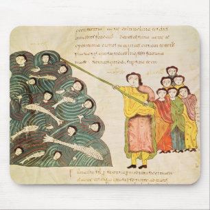 Moses closing the Red Sea on the Egyptians Mouse Pad