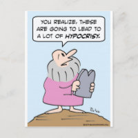 moses commandments hypocrisy