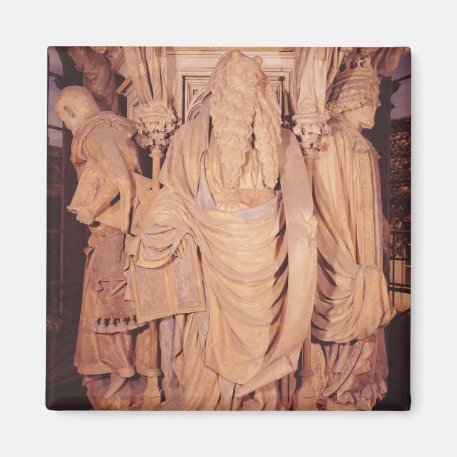 Moses, detail from the hexagonal pedestal magnet (Front)