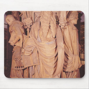 Moses, detail from the hexagonal pedestal mouse pad