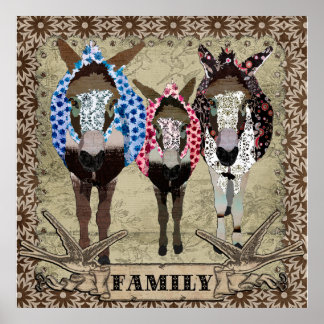 Moses & Family Vintage Poster