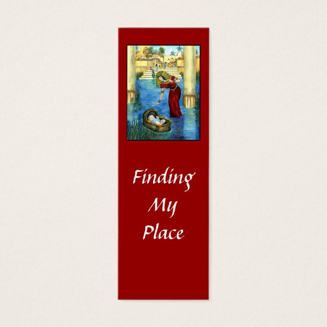 Moses in a Basket Bookmark (Front)
