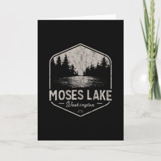 Moses Lake Washington Outdoors Vintage 3  Card
