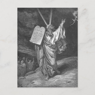 Moses on Mount Sinai Postcard