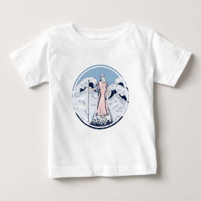 Moses parting the red sea baby T-Shirt (Front)