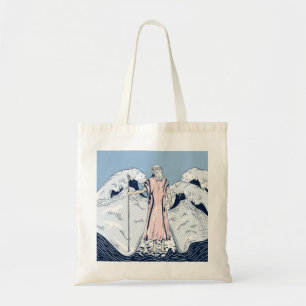 Moses Parting the red sea Tote Bag