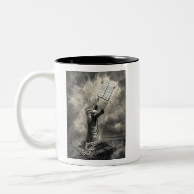 Moses Receives the Law mug (Left)