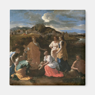 Moses Rescued from the Water, 1647 Magnet
