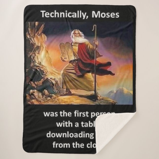 MOSES SHERPA BLANKET (Front)