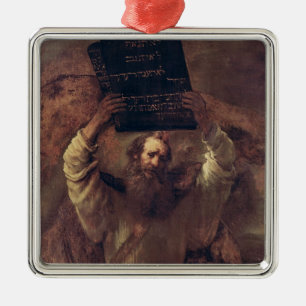 Moses Smashing the Tablets of the Law, 1659 Metal Tree Decoration