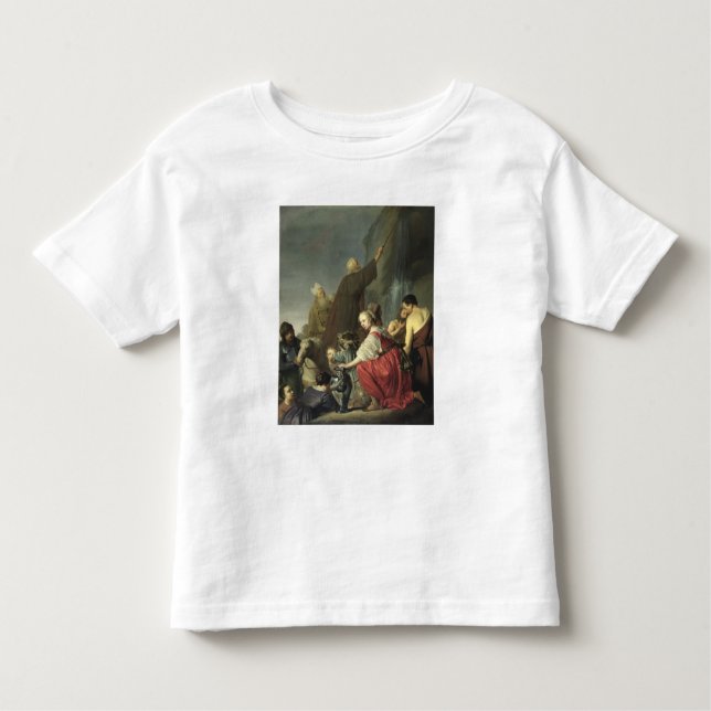 Moses Striking Water from the Rock Toddler T-Shirt (Front)
