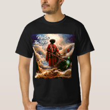 Moses Walking Through The Red Sea In Power
