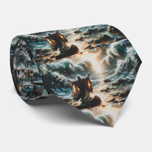 Moshe and the Splitting of the Red Sea Tie