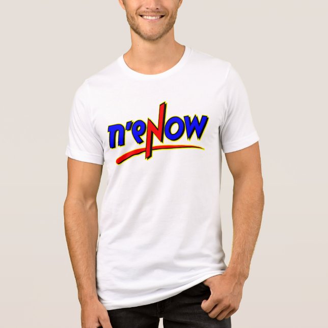 moshiach now! Tri-Blend shirt (Front)
