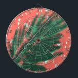 Mosiac Abstract Palm Leaves Terrazzo Pattern Dartboard<br><div class="desc">Designed by Dream Big Digital Design</div>