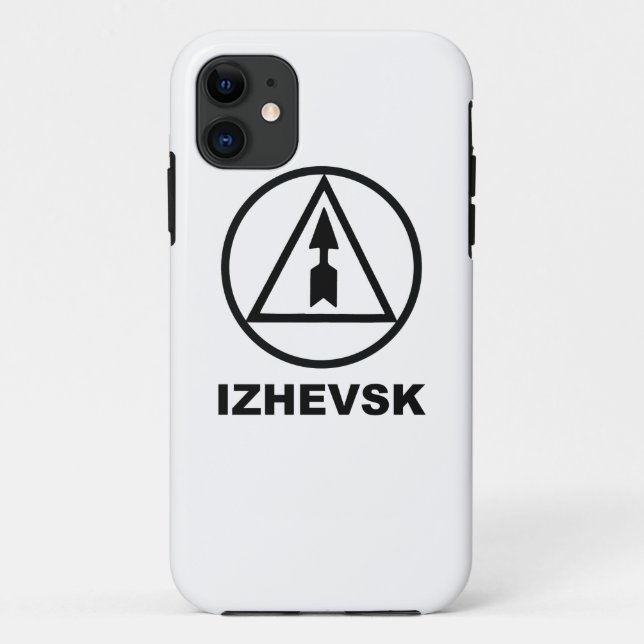 Mosin Nagant / AK-47 Izhevsk Arsenal Iphone Case (Back)