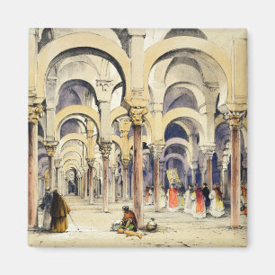 Mosque at Cordoba, from 'Sketches of Spain', engra Magnet