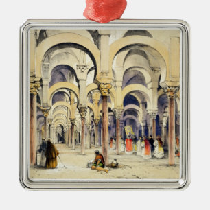 Mosque at Cordoba, from 'Sketches of Spain', engra Metal Tree Decoration