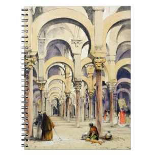Mosque at Cordoba, from 'Sketches of Spain', engra Spiral Notebook