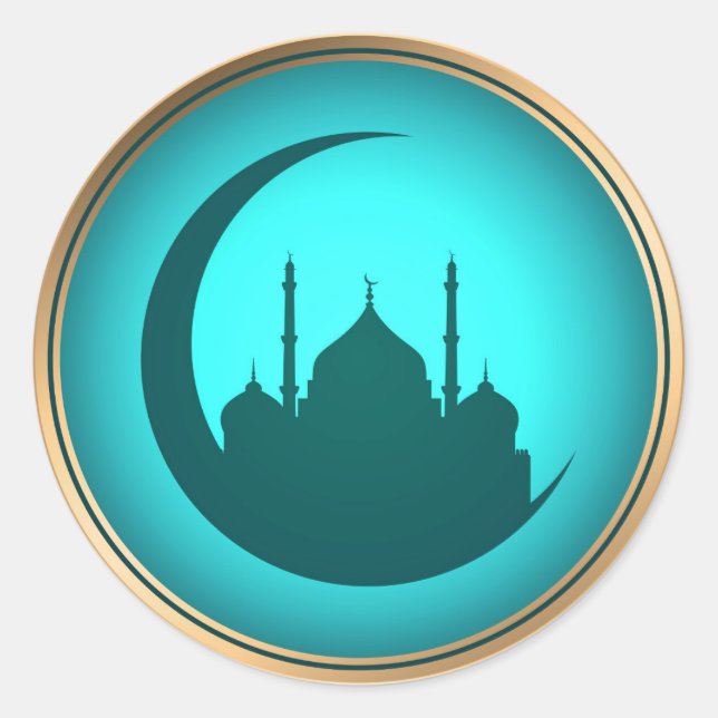 Mosque background sticker (Front)