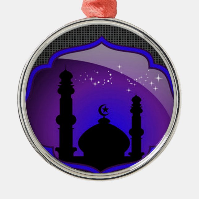 Mosque Design Metal Tree Decoration (Front)