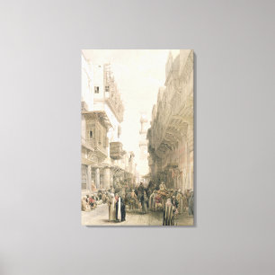 Mosque El Mooristan, Cairo, from "Egypt and Nubia" Canvas Print