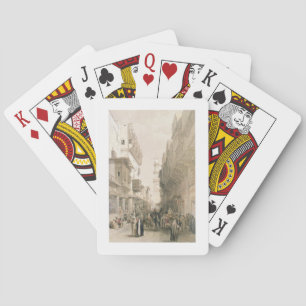Mosque El Mooristan, Cairo, from "Egypt and Nubia" Playing Cards
