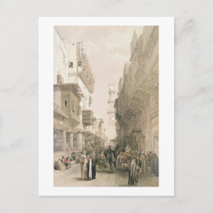 Mosque El Mooristan, Cairo, from "Egypt and Nubia" Postcard
