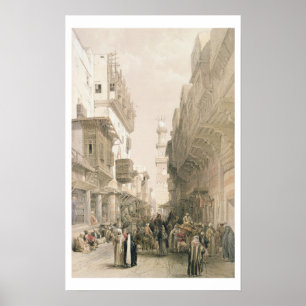 Mosque El Mooristan, Cairo, from "Egypt and Nubia" Poster