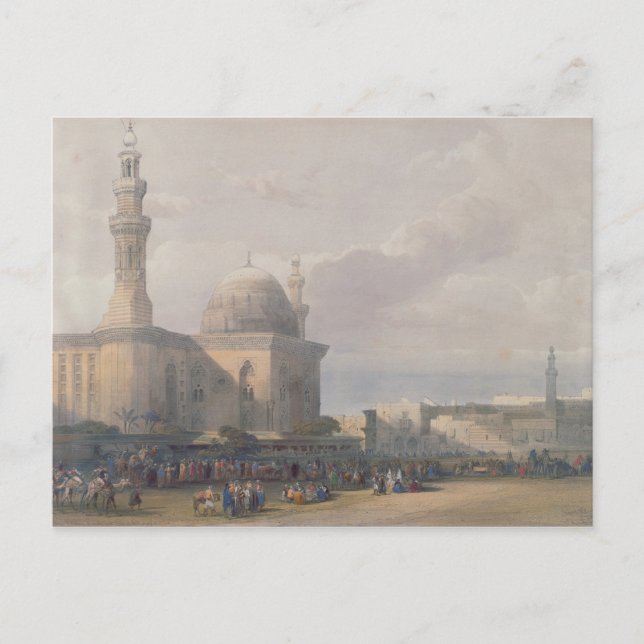 Mosque of Sultan Hasan from Great Square Rumeyleh Postcard (Front)
