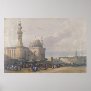 Mosque of Sultan Hasan from Great Square Rumeyleh Poster