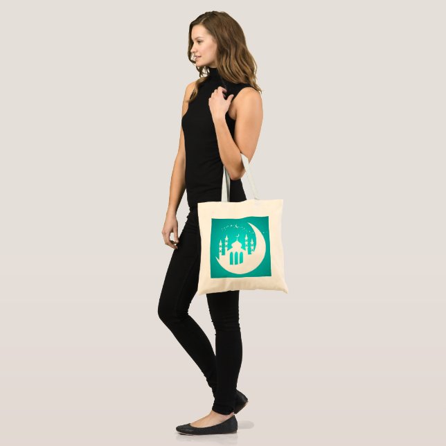 Mosque On The Moon Tote Bag (Front (Model))
