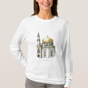 Mosque with gold onion dome and minaret T-Shirt