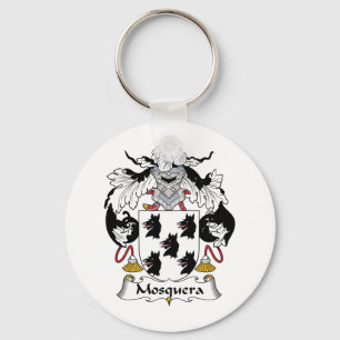 Mosquera Family Crest Key Ring
