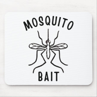 Mosquito Bait Funny Camping Campfire Outdoors Bug  Mouse Pad