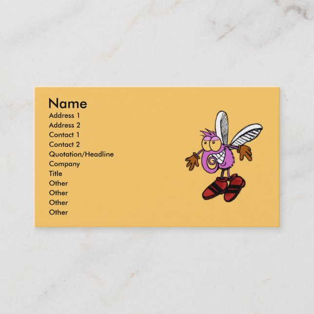 MOSQUITO BUSINESS CARD (Front)