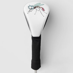 Mosquito cartoon golf head cover