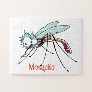 Mosquito cartoon jigsaw puzzle