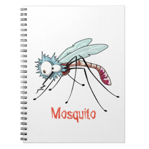 Mosquito cartoon notebook