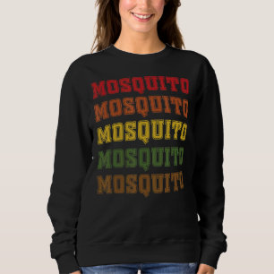 Mosquito Lettering Midge Costume Love Gnat Sweatshirt