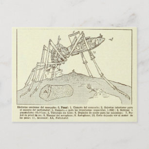 "Mosquito Mecanico Gigantesco" Postcard