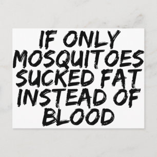 Mosquitoes Postcard