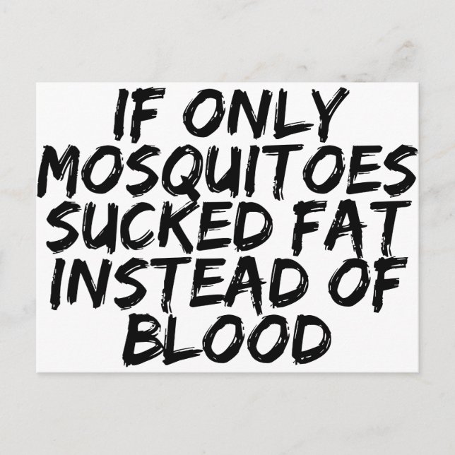 Mosquitoes Postcard (Front)
