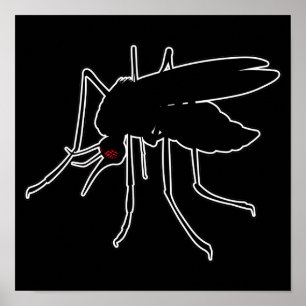 Mosquitos Mosquito Marvae – Entomology Geek Poster